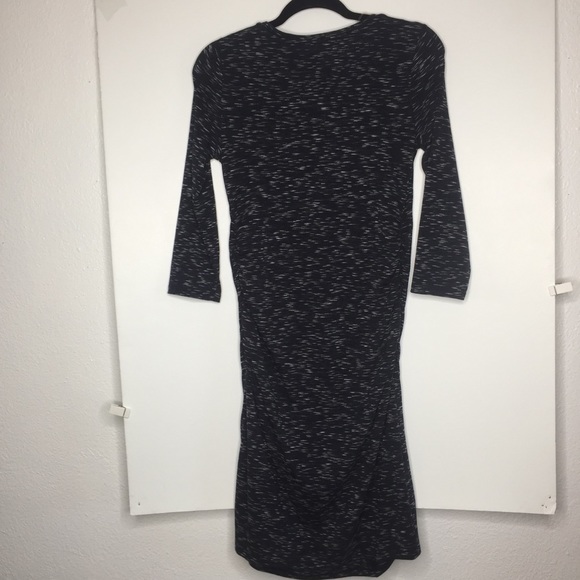 Liz Lange Maternity size small ruch midi dress. - Picture 2 of 11